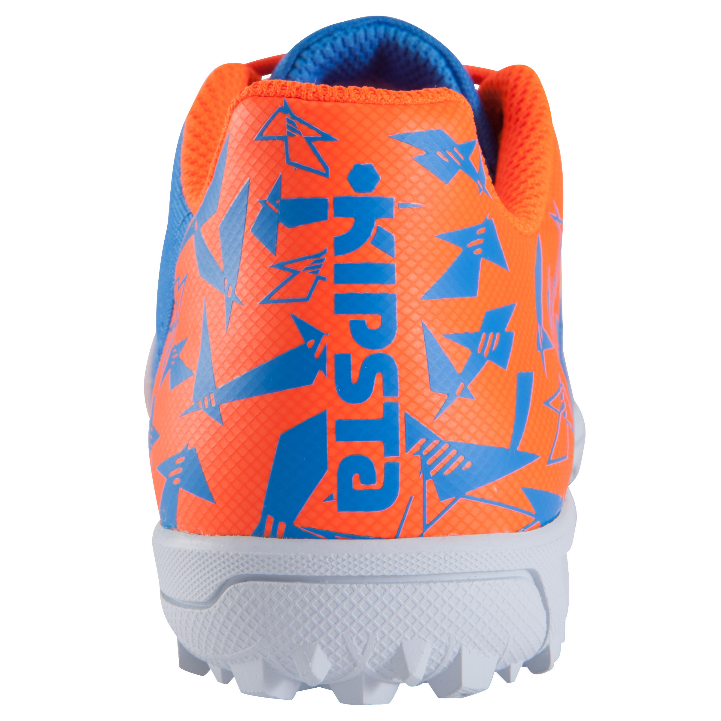 CLR 500 HG Kids' Hard Pitch Football Boot - Blue/Yellow 6/16