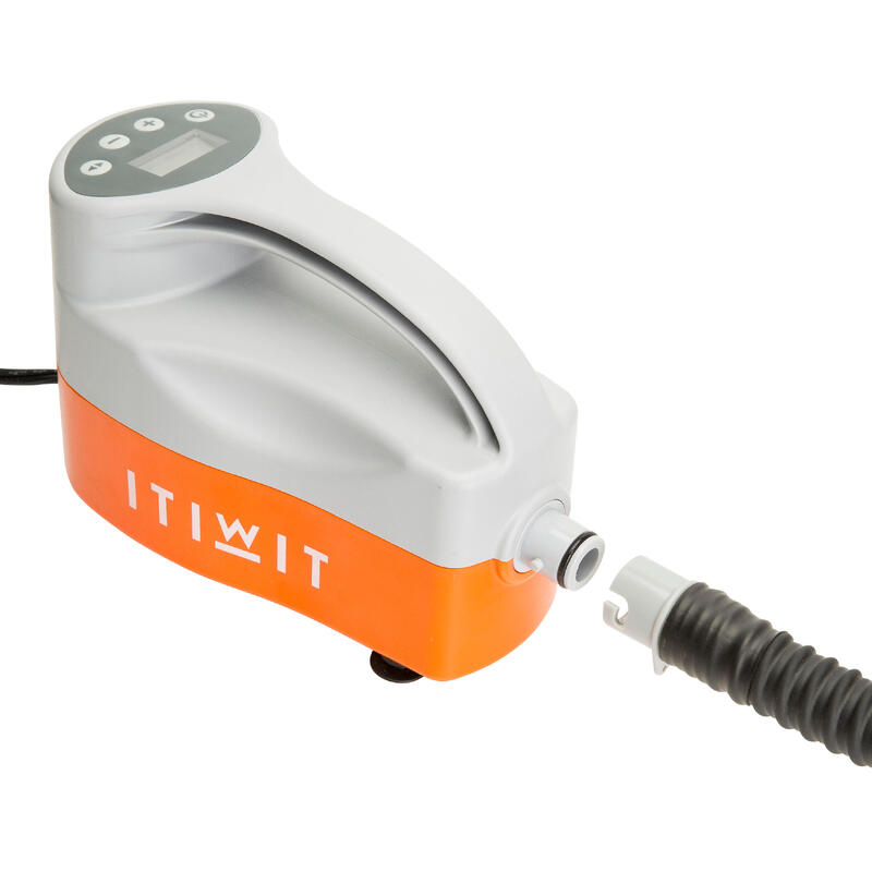 Inflador Eléctrico Hinchador Paddle Surf y Kayak Itiwit 0-15 PSI 12 V -15 A