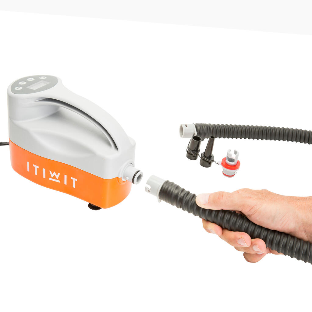 Pumpja šļūtene saderīga ar “Itiwit” pelēko/oranžo 15 psi elektrisko pumpi.