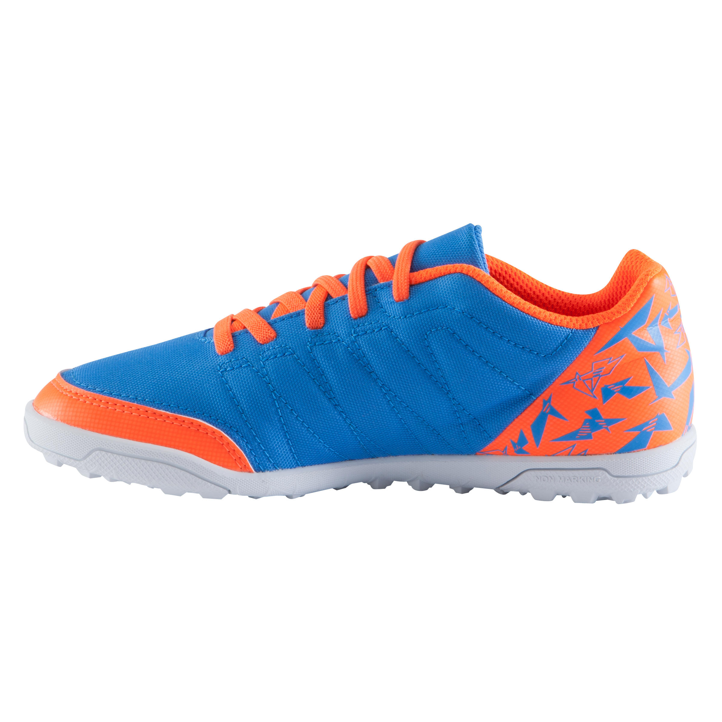 CLR 500 HG Kids' Hard Ground Football Boots - Blue/Orange 3/17