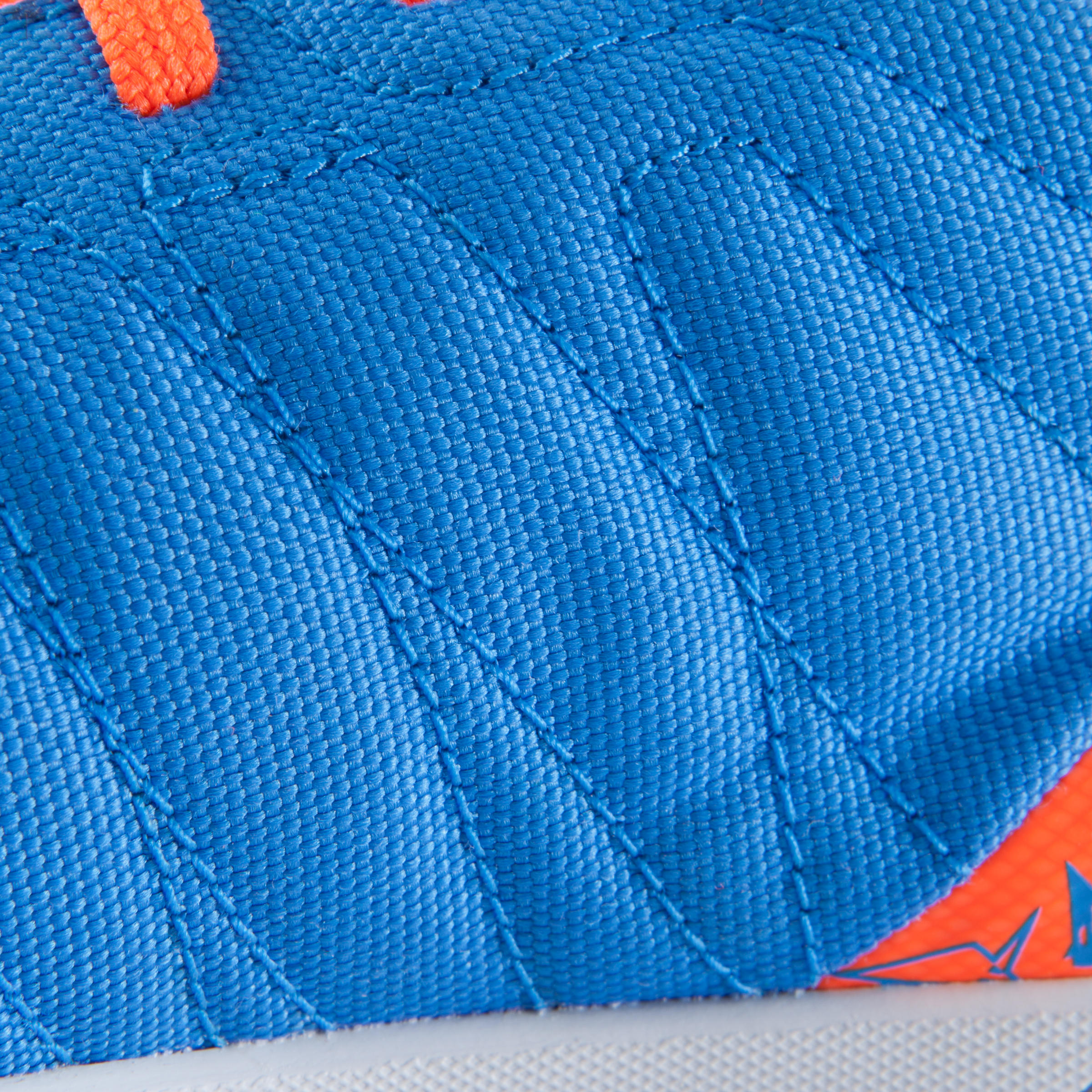 CLR 500 HG Kids' Hard Ground Football Boots - Blue/Orange 15/17