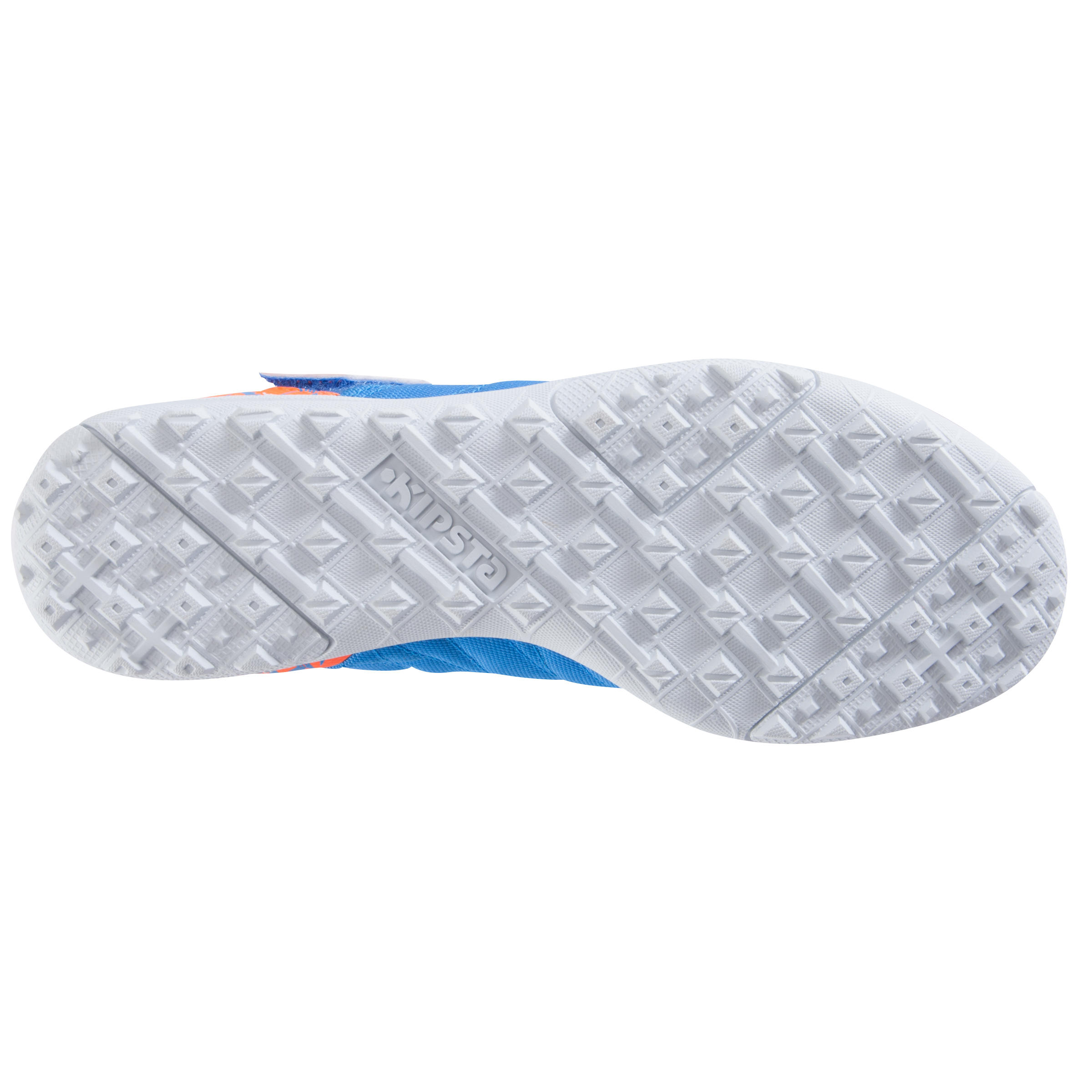 CLR 500 HG Kids' Hard Ground Football Boots - Blue/Orange 8/17