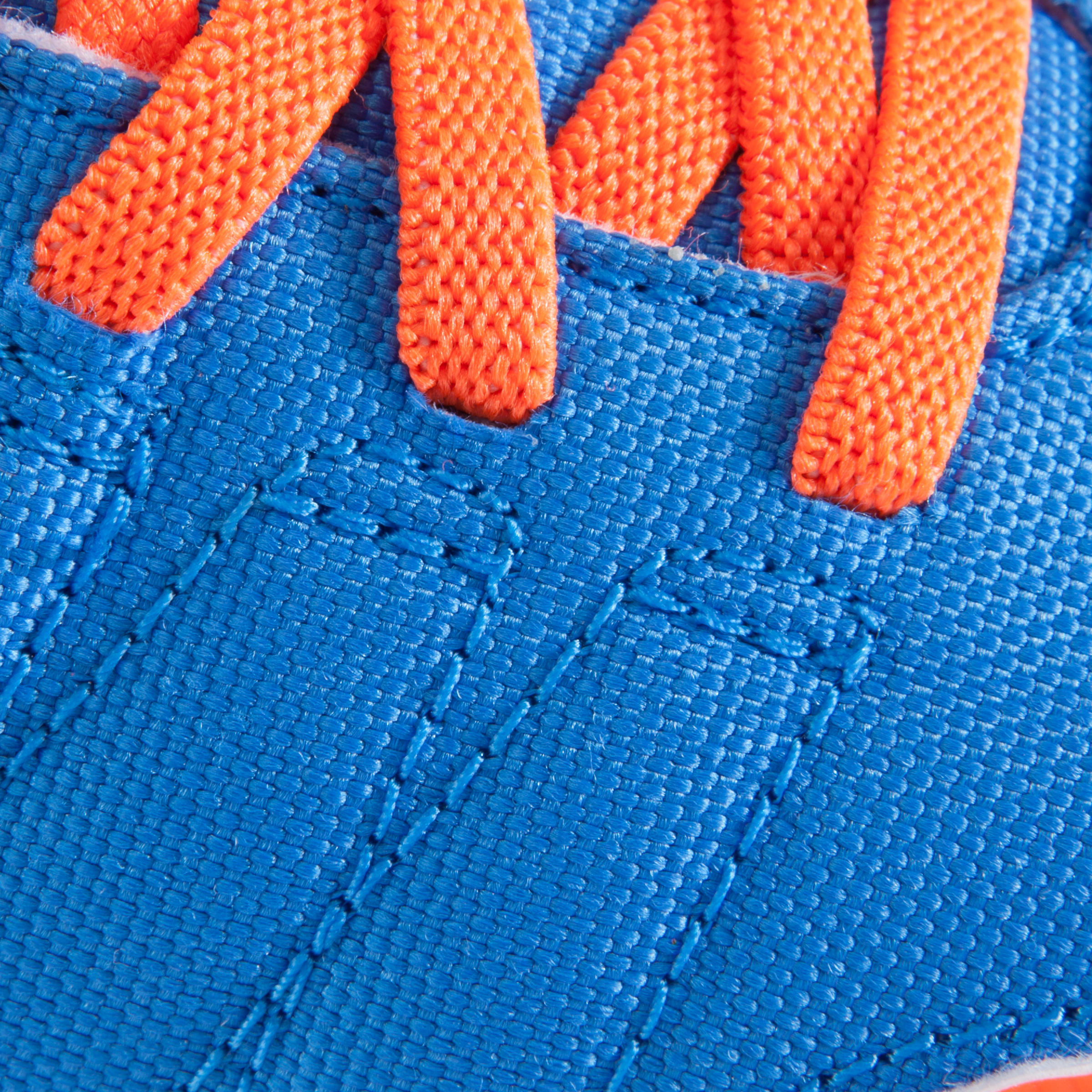 CLR 500 HG Kids' Hard Ground Football Boots - Blue/Orange 11/17