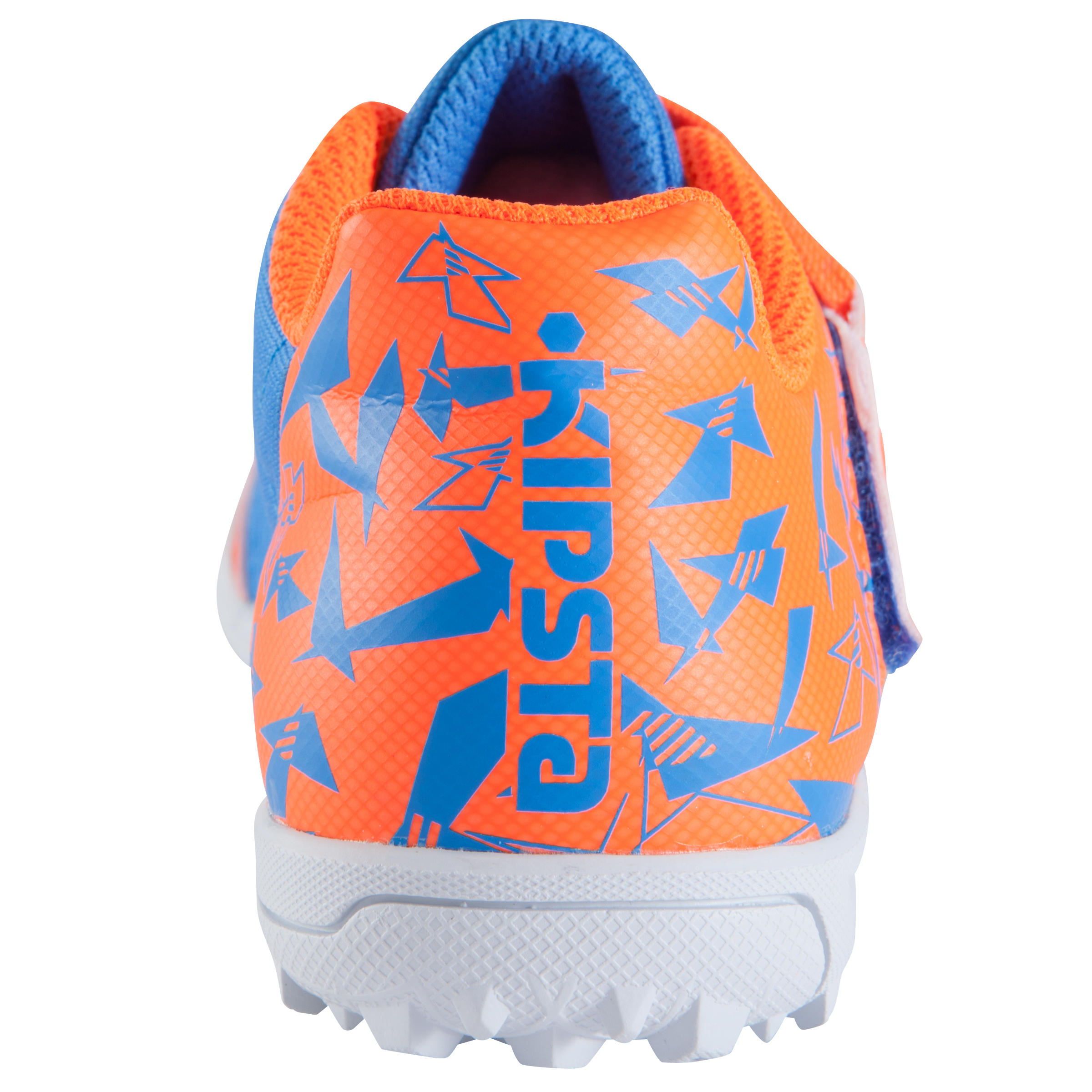 CLR 500 HG Kids' Hard Ground Football Boots - Blue/Orange 6/17