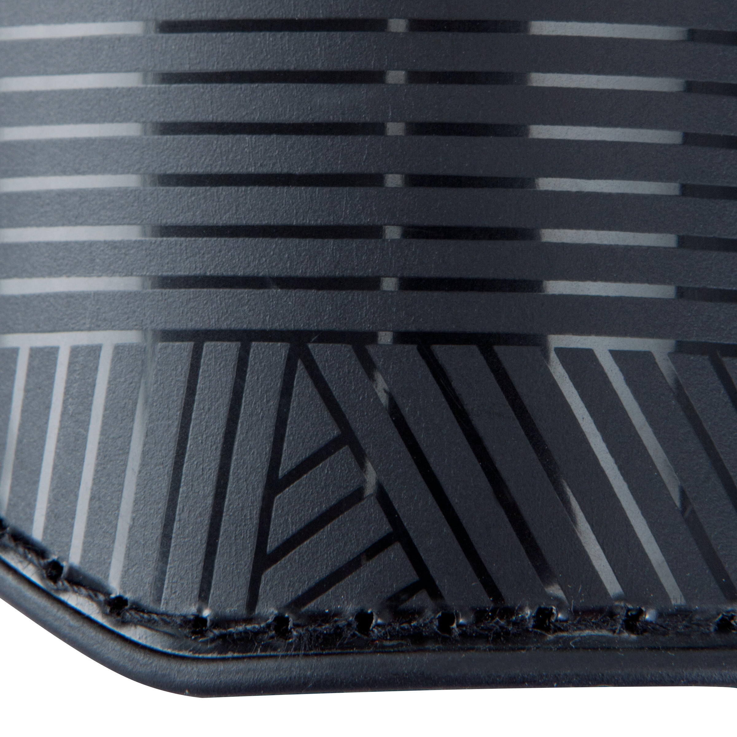 Soccer Shin Pads Essential 100 black Kipsta Decathlon