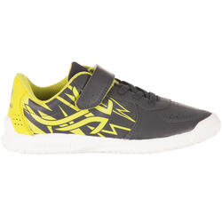 CHAUSSURES ENFANT TENNIS TS130 GRIS VERT ARTENGO