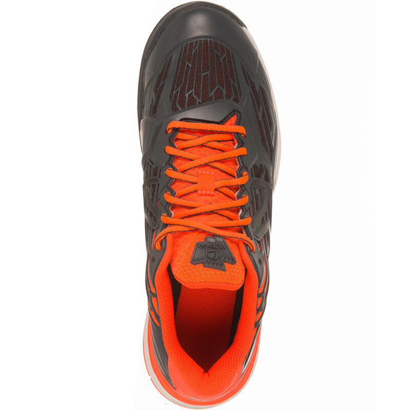 ZAPATILLAS DE TENIS HOMBRE TS990 NEGRO NARANJA MULTI COURT