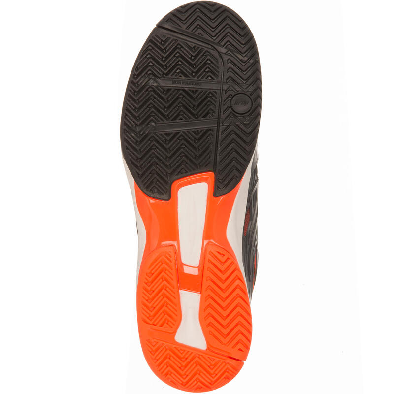 ZAPATILLAS DE TENIS HOMBRE TS990 NEGRO NARANJA MULTI COURT