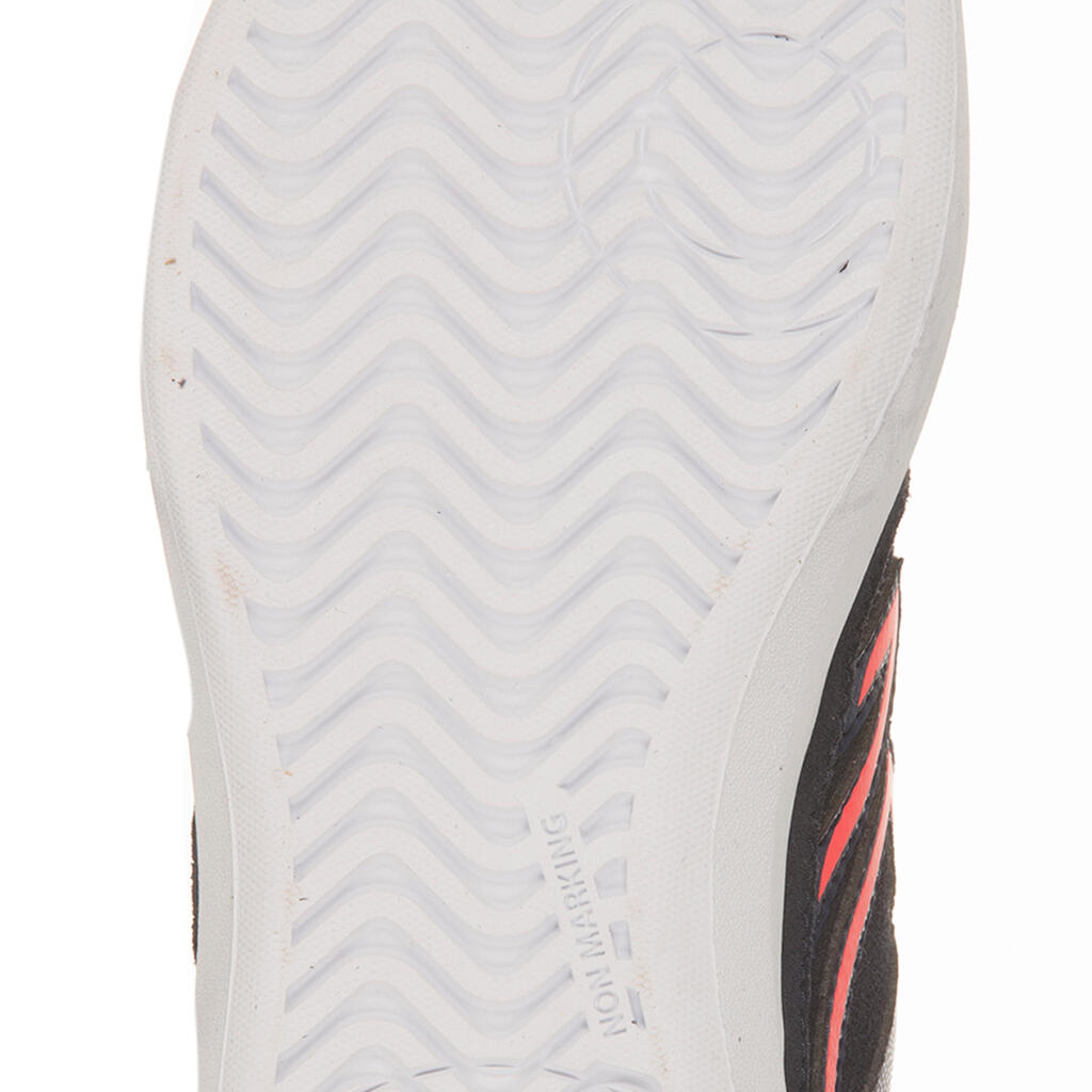 Tennisschuhe TS730 Multicourt Damen Leder marineblau