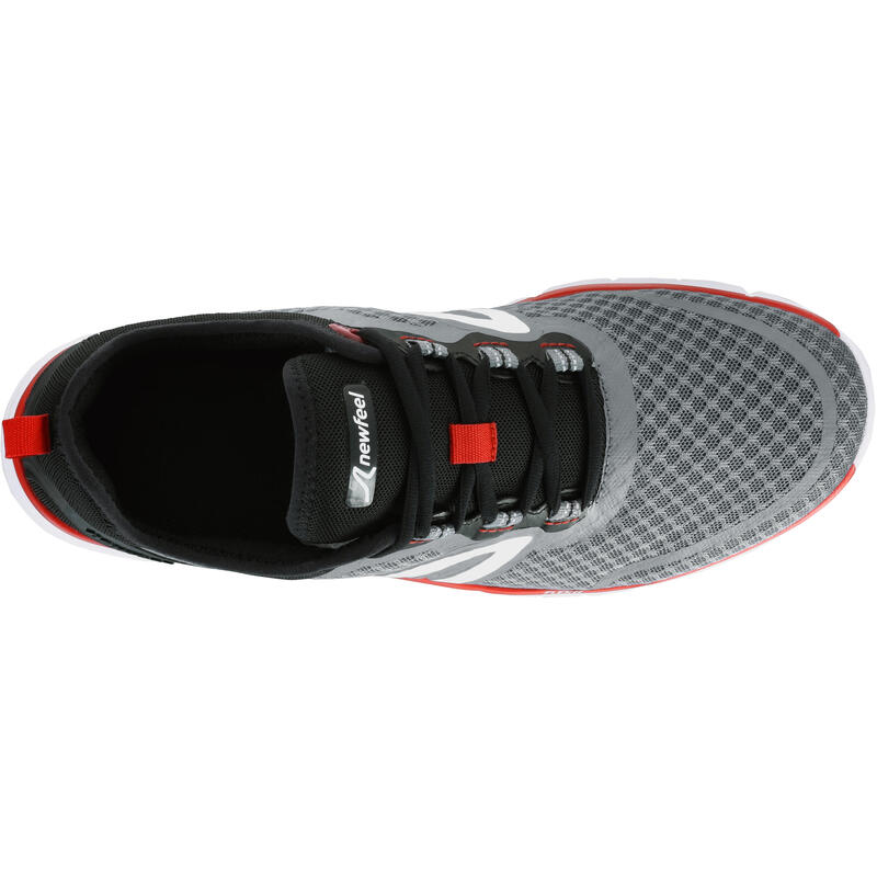 Soft 540 Mesh Men's Fitness Walking Shoes - Grey / Black