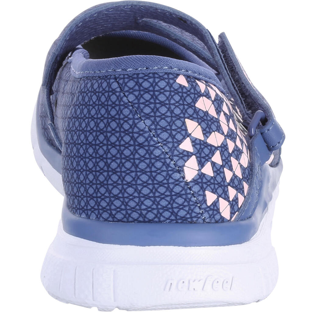 Chaussures marche enfant ballerine marine / rose