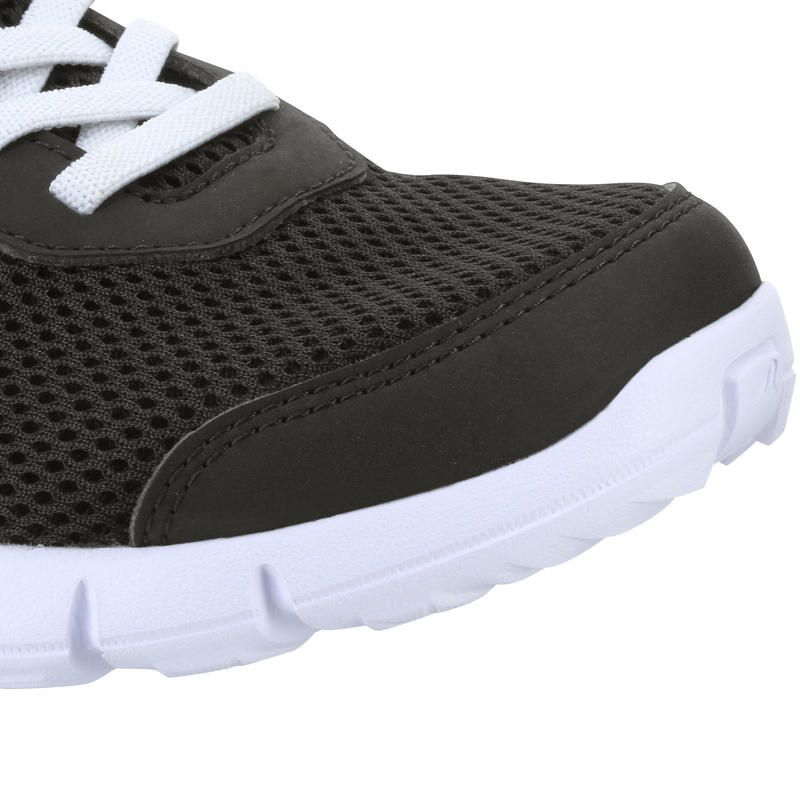 Soft 140 Fresh kids' walking shoes black/yellow Decathlon