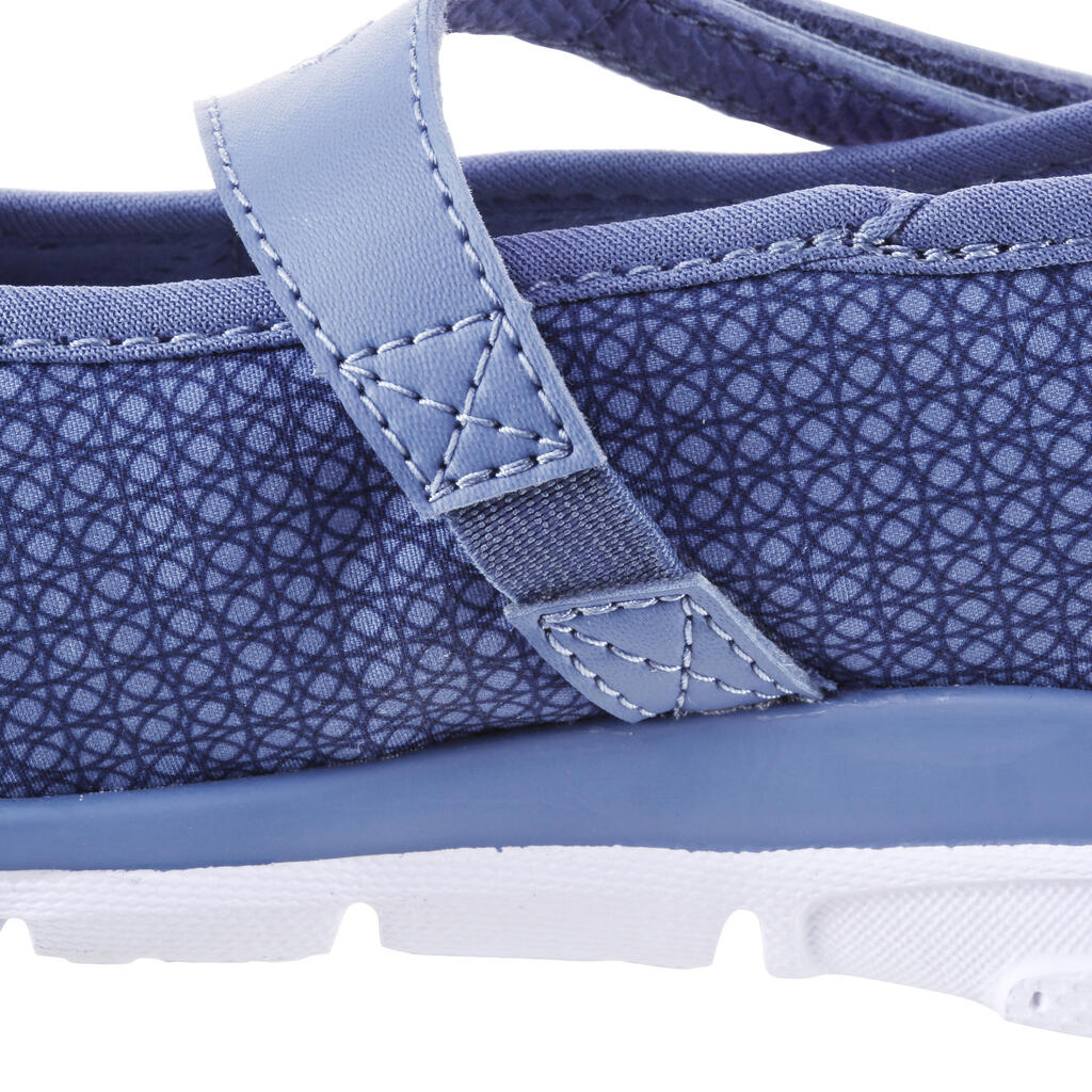 Chaussures marche enfant ballerine marine / rose