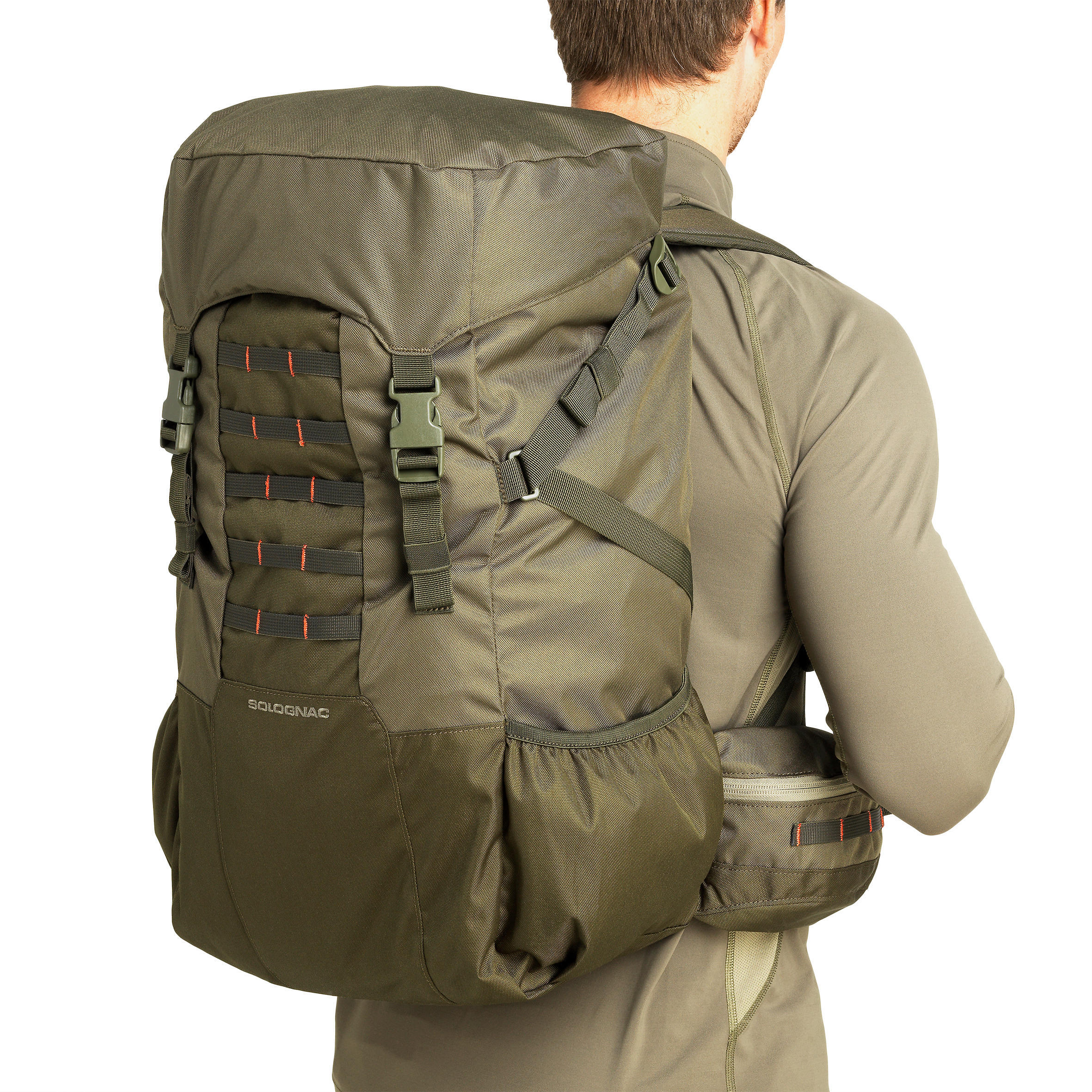 50L Backpack for Camping - Green 3/16