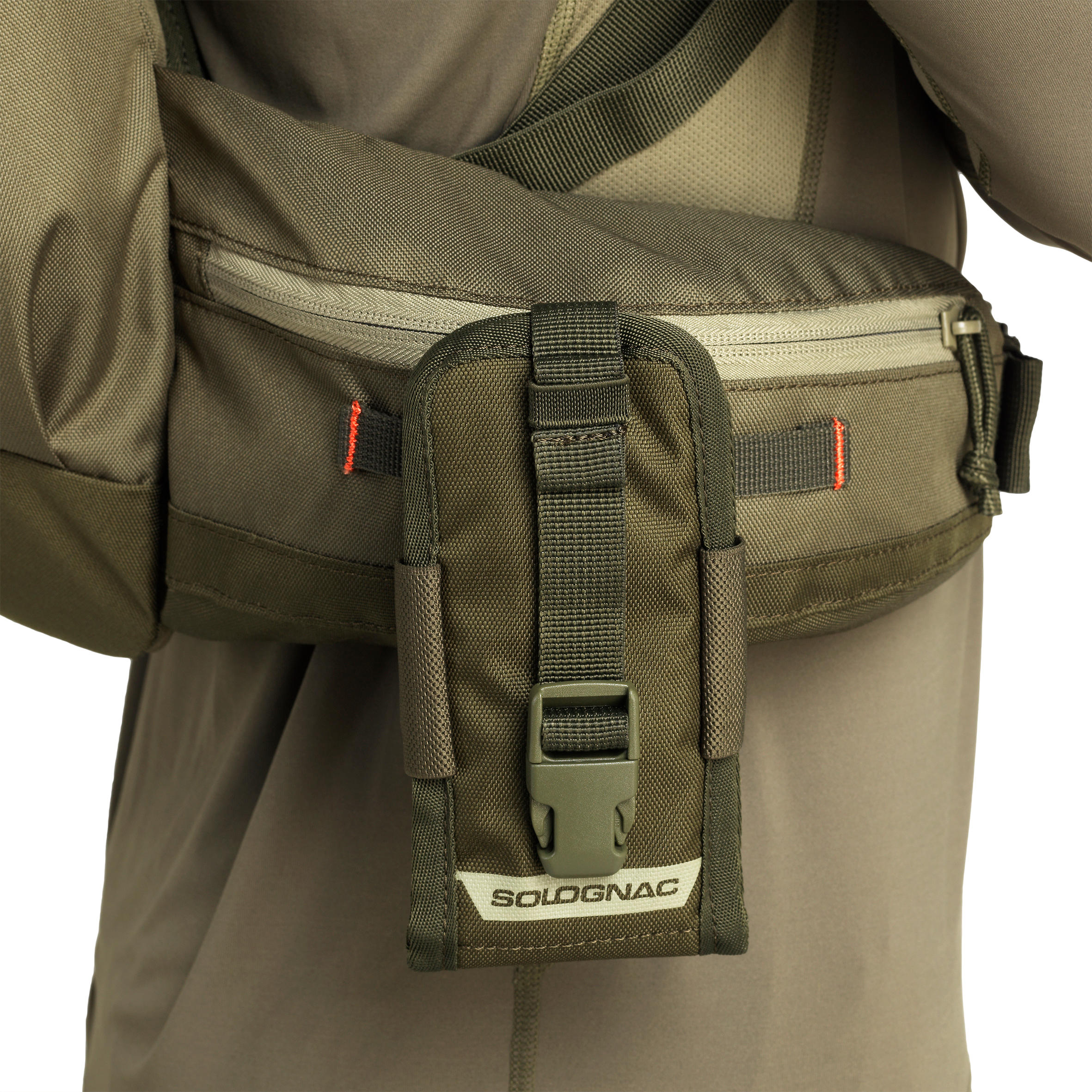 20L Water-Repellent Backpack - Khaki 12/18