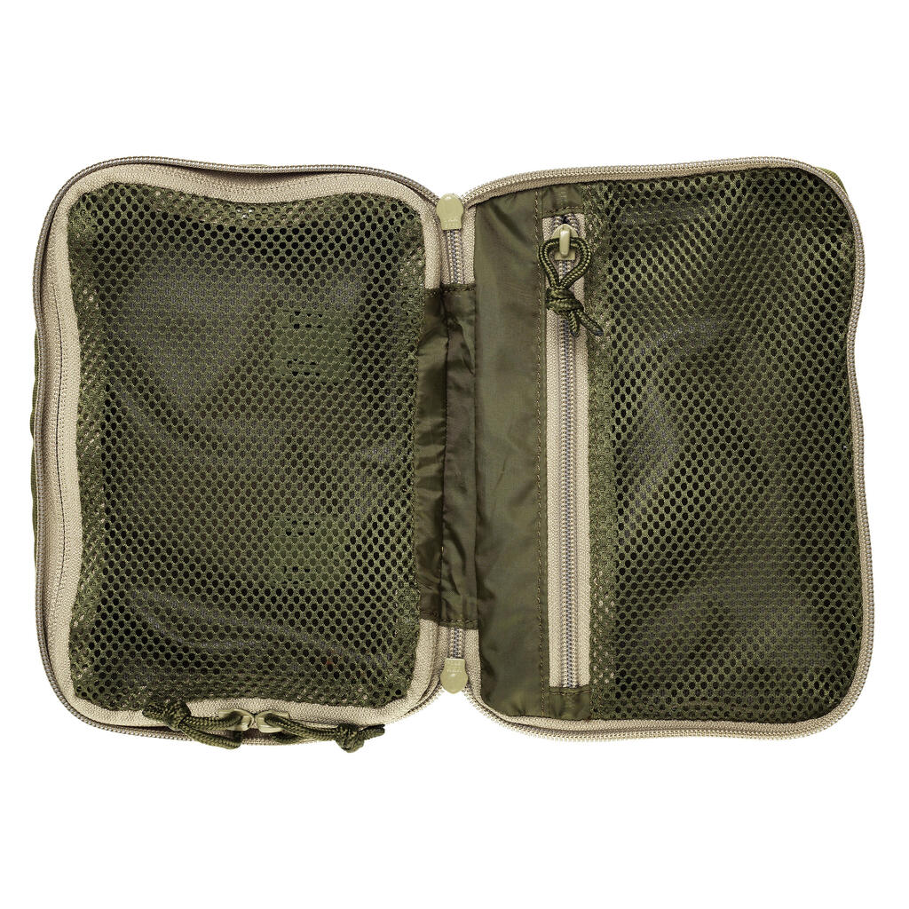 Zipped Compartment Pouch