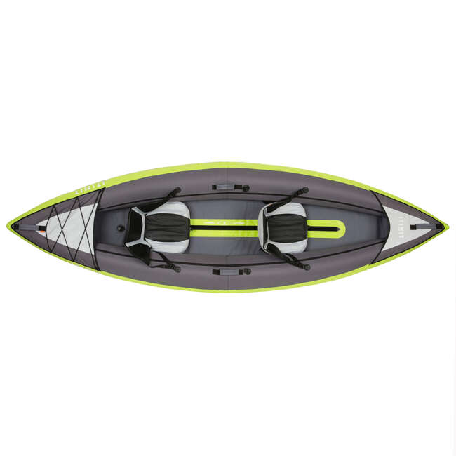 ITIWIT 2Person Inflatable Kayak Green Decathlon