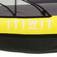 INFLATABLE TOURING KAYAK 1 PLACE YELLOW