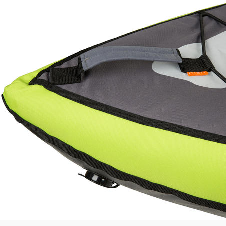 2-Seat Inflatable Kayak - KTI 100 Green/Black