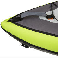 Kayak gonflable 2 personnes - KTI 100 noir/vert