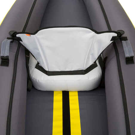 قارب كاياك بمقعد قابل للنفخ - اصفر