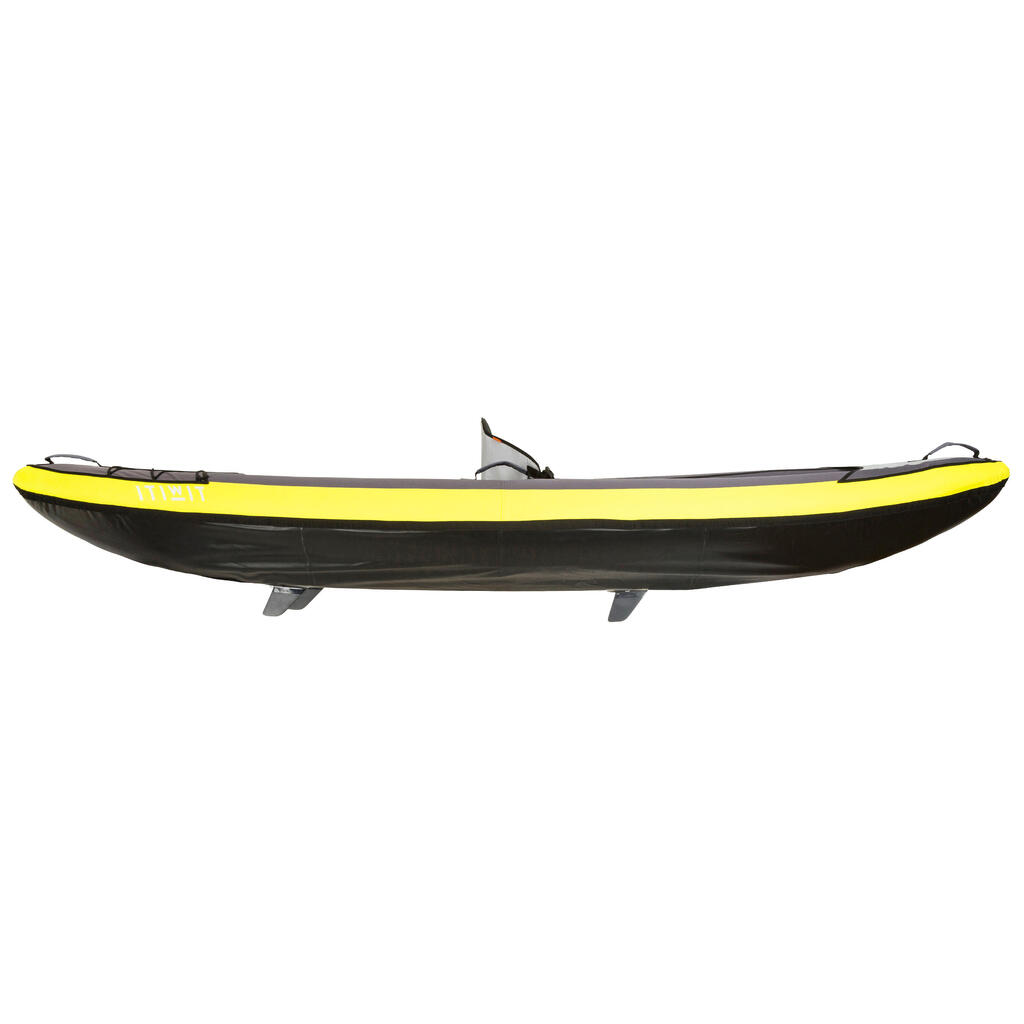 CANOA KAYAK INFLABLE TRAVESÍA AMARILLO 1 PERSONA