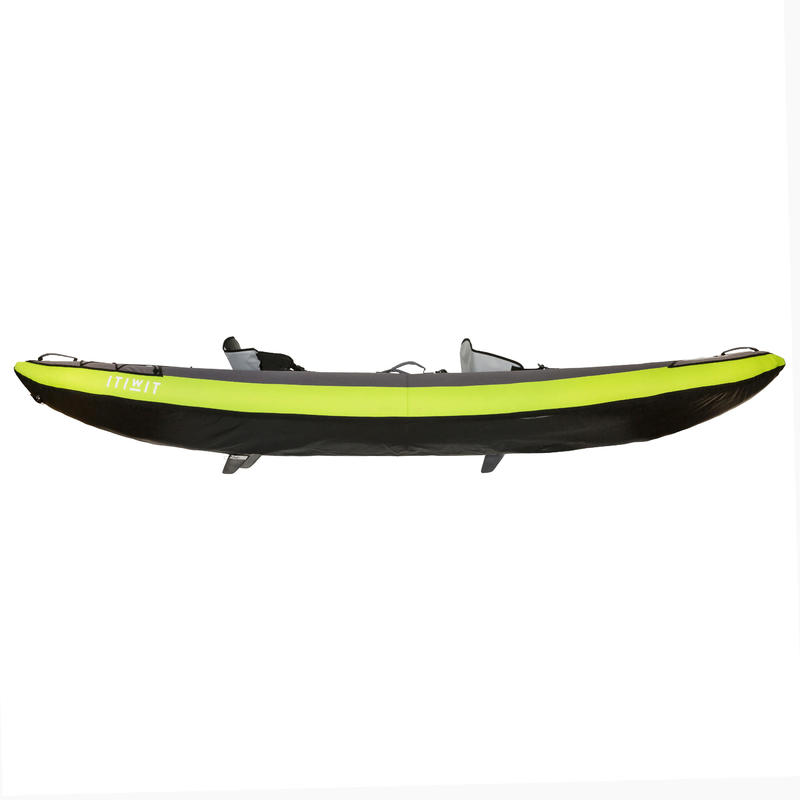 100 1/2 PERSON TOURING INFLATABLE KAYAK GREEN Decathlon