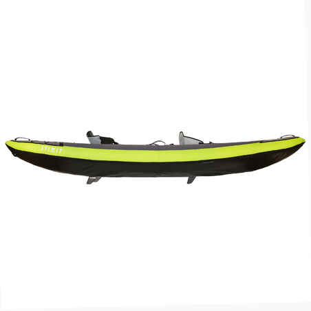 Kayak hinchable de travesía Itiwit 100 1/2 plazas verde