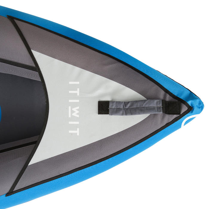 CANOA KAYAK HINCHABLE DE PASEO 1/2 PLAZAS AZUL Itiwit Decathlon