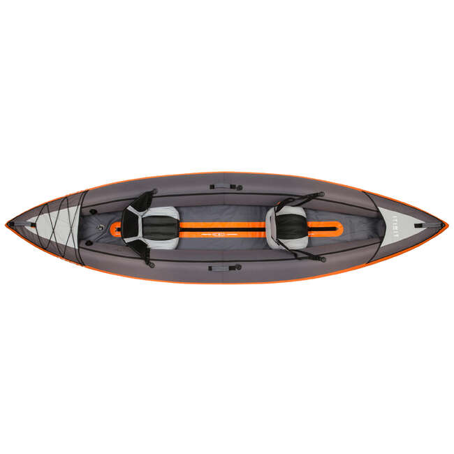 ITIWIT 3Person Inflatable Kayak Orange Decathlon