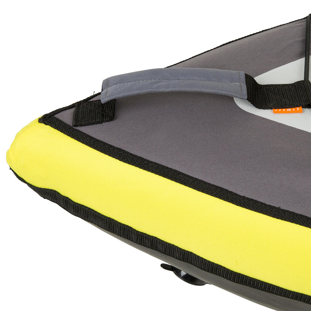 Kayak inflable de travesía 1 puesto Itiwit amarillo