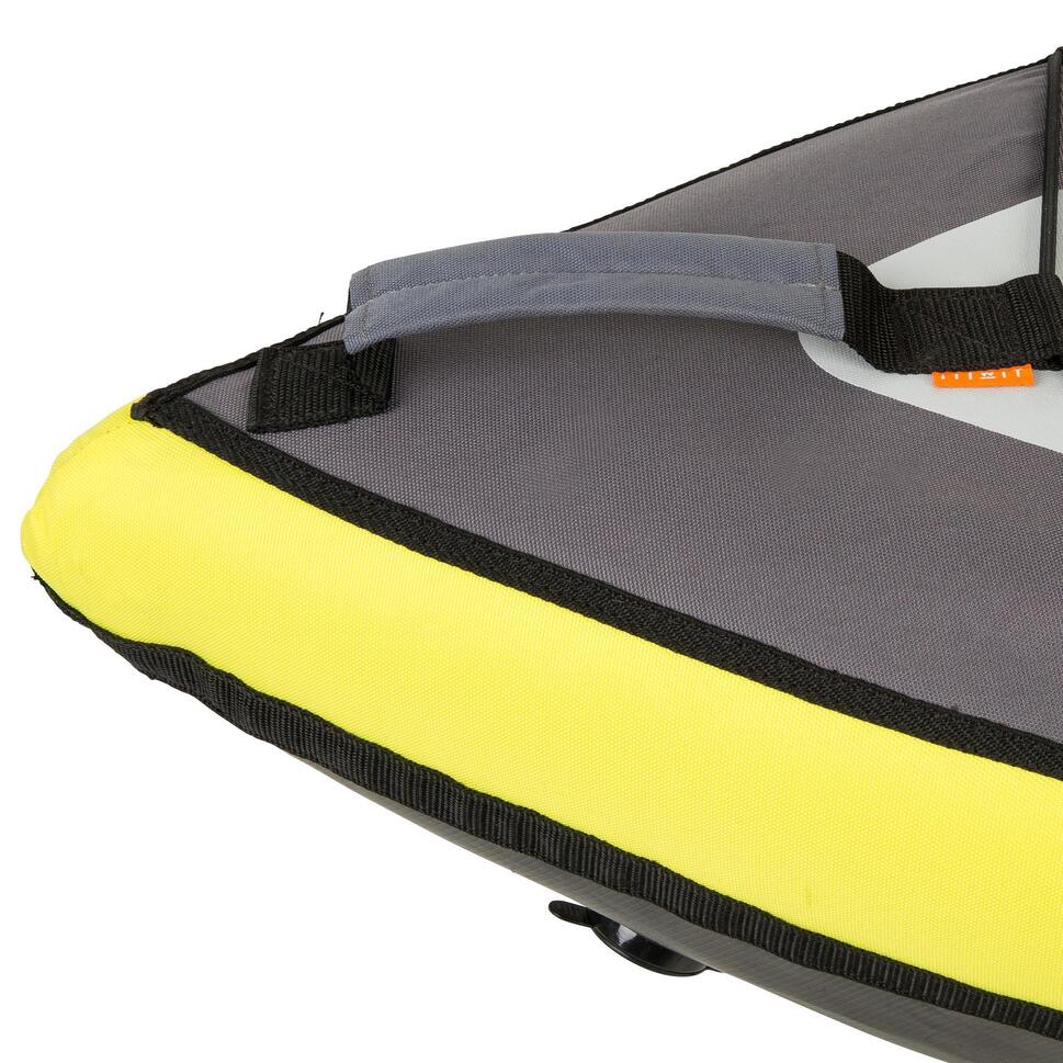 INFLATABLE TOURING KAYAK 1 PLACE YELLOW ITIWIT Decathlon
