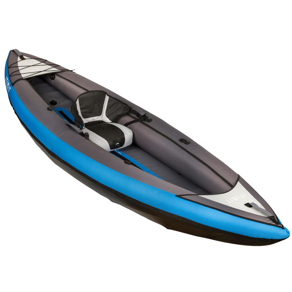 SIZE S KAYAK OR STAND-UP-PADDLE FIN - BLACK