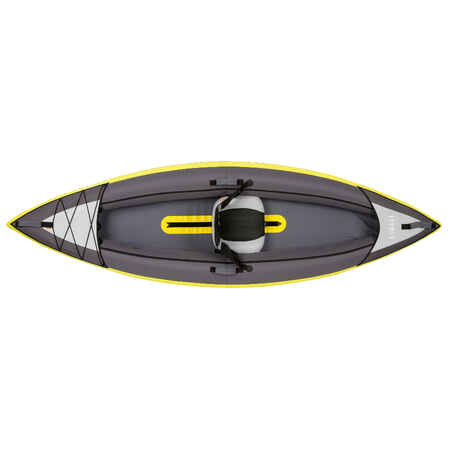 INFLATABLE TOURING KAYAK 1 PLACE YELLOW