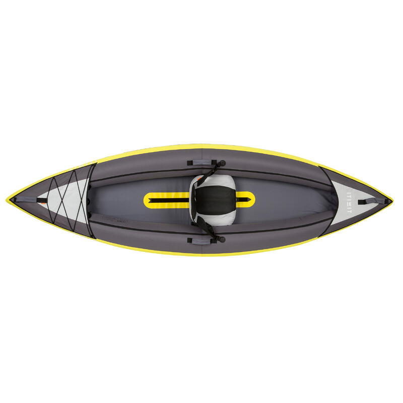 INFLATABLE TOURING KAYAK 1 PLACE YELLOW Decathlon