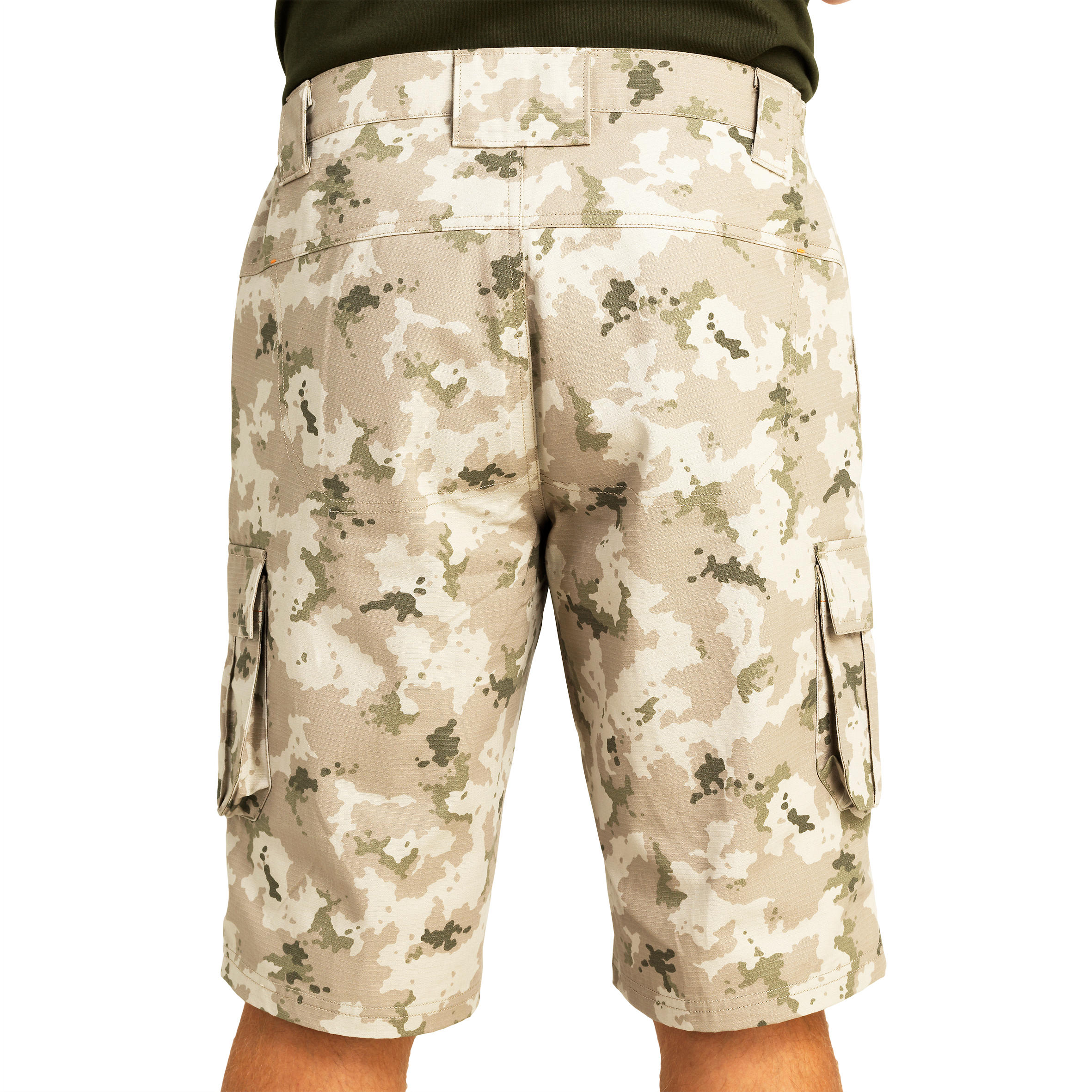 

Men's Bermuda Shorts 500 Camo Island Desert -  By SOLOGNAC | Decathlon
