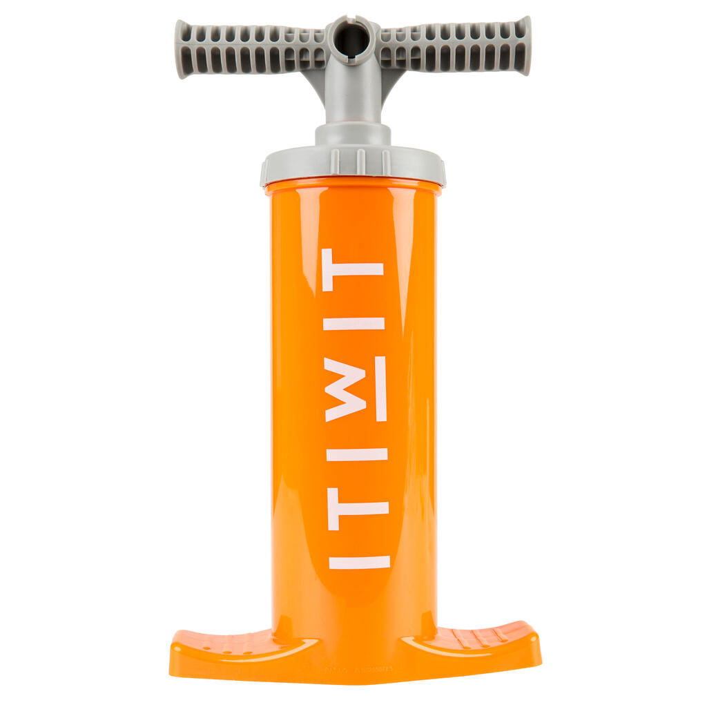 Kayak Dual-Action Low-Pressure Manual Pump 1-3 PSI 2 X 1.4 L Orange