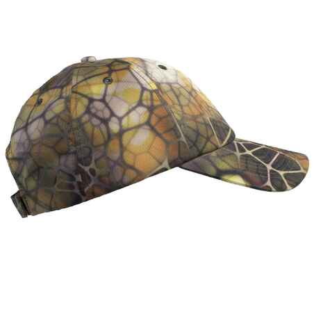 Breathable HUNTING CAP 100 - FURTIV CAMOUFLAGE