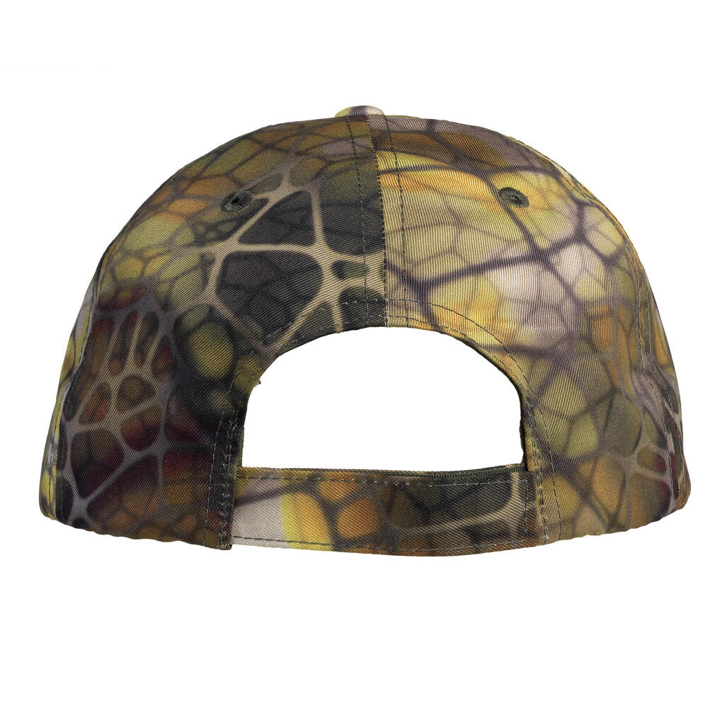 Elpojoša medību cepure ar nagu “100”, “Furtiv” kamuflāžas