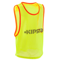 Chasuble sports collectifs enfant jaune