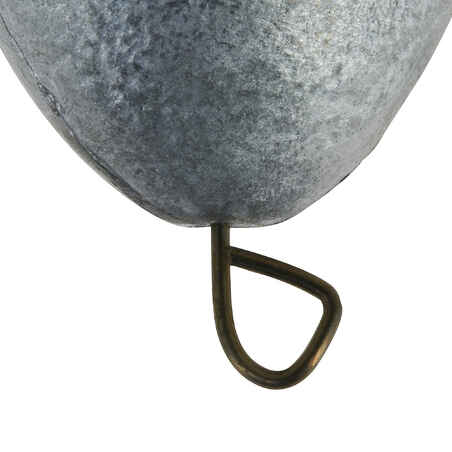 DRILLED ROUNDED OLIVE FISHING WEIGHTS LEAD-FREE