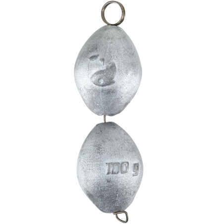 Olive lead-free ledgering weights