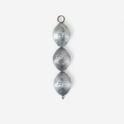 DRILLED ROUNDED OLIVE FISHING SINKER 0%PB