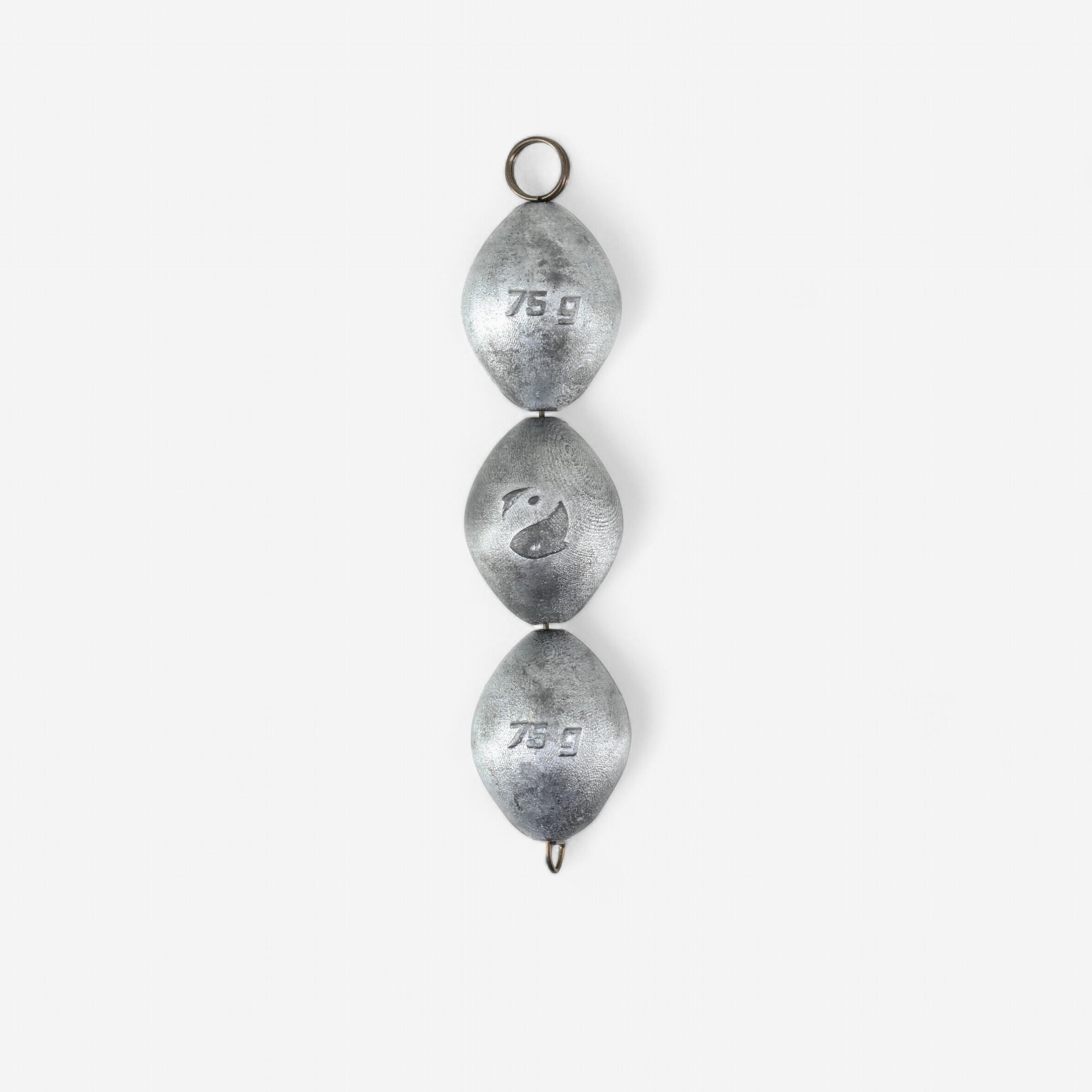 Lests de pêche olive bombée percée 0% plomb - CAPERLAN