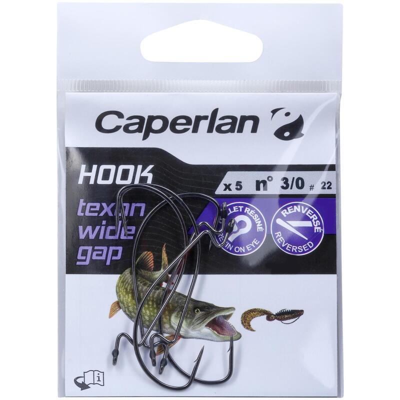 ANZUELO TEXAS DE PESCA HOOK TEXAN WIDE GAP 3/0