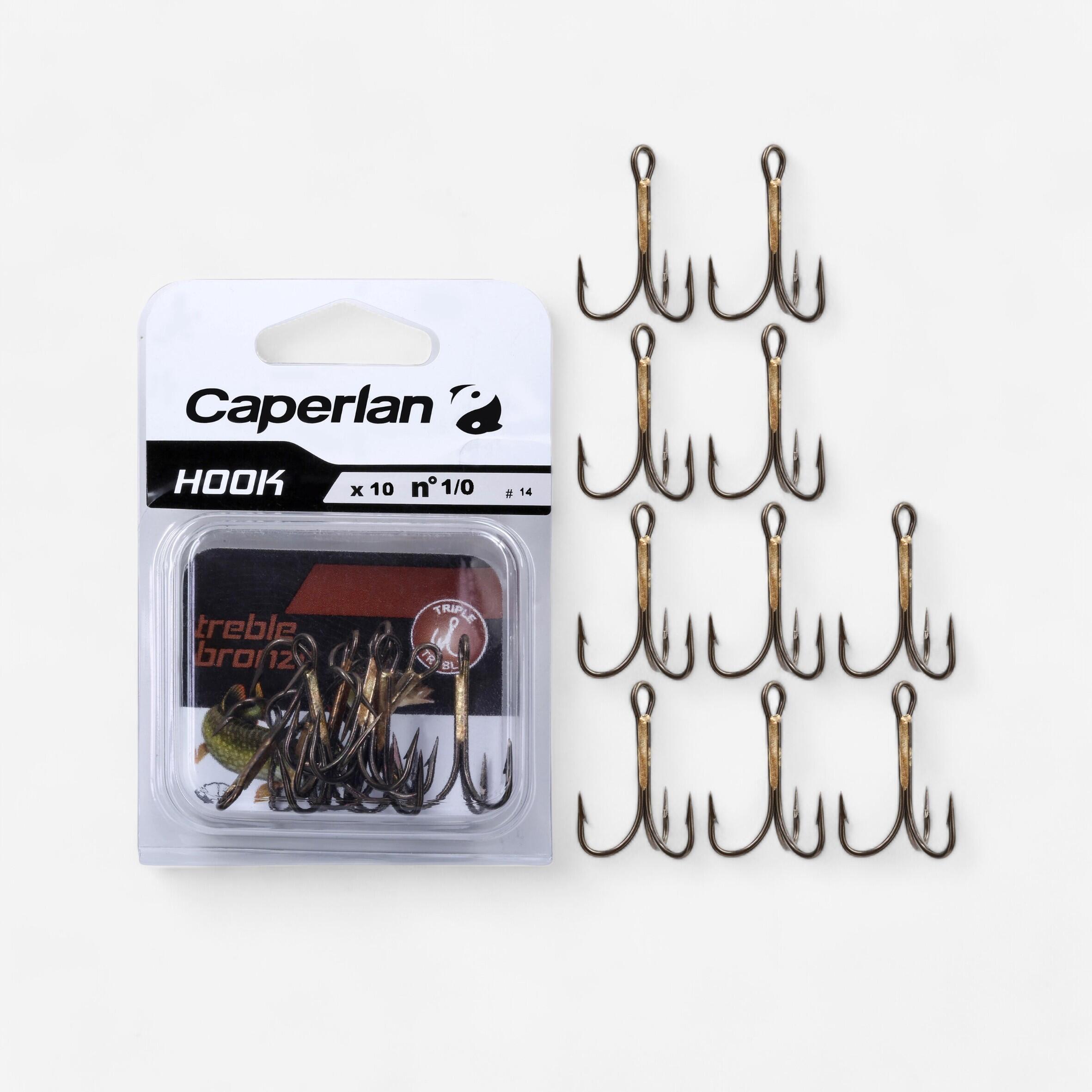 HAMEÇON TRIPLE PÊCHE HOOK TRIPLE BRONZE - Caperlan