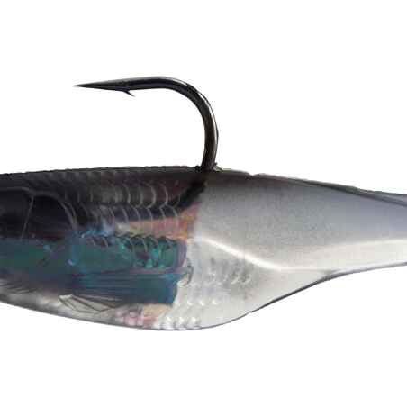 Fishing Soft Lure Chelt 100 Black - One Size By CAPERLAN | Decathlon