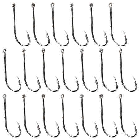 Sea fishing eyed hook NICKEL WORM EYE HOOK