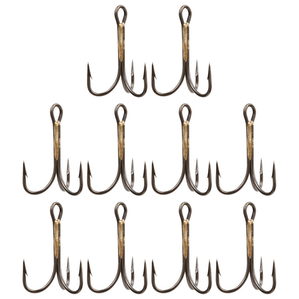 HAMEÇON TRIPLE PÊCHE HOOK TRIPLE BRONZE