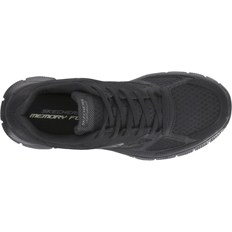 Skechers Flex Advantage Hombre Zapatillas Caminar Negro